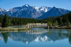 Cascade Ponds in Banff National Park