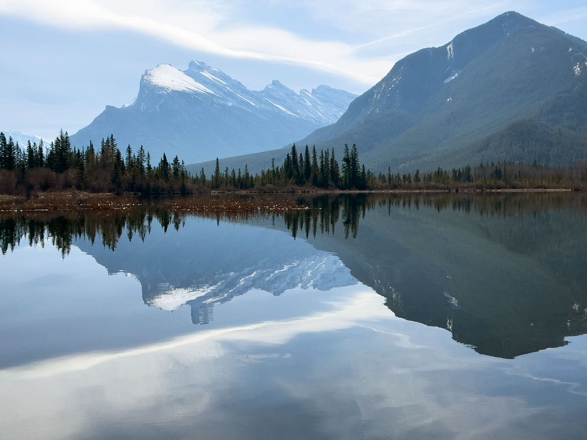Vermilion Lakes in Banff National Park.